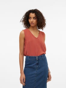 Vero Moda VMALVA Top -Marsala - 10313717