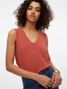 Vero Moda VMALVA Top -Marsala - 10313717