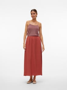 Vero Moda VMALVA Long Skirt -Marsala - 10313720