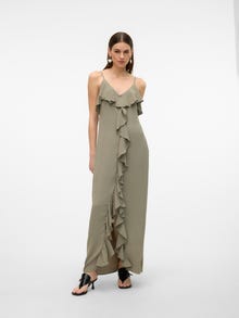 Vero Moda VMALVA Lang kjole -Vetiver - 10313723