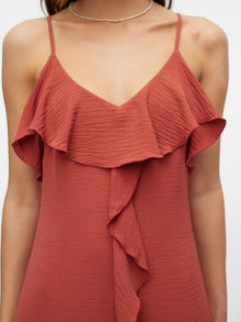 Vero Moda VMALVA Lange jurk -Marsala - 10313723