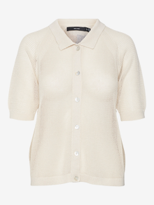 Vero Moda VMLEXSUNMESH Pullover -Oatmeal - 10313741