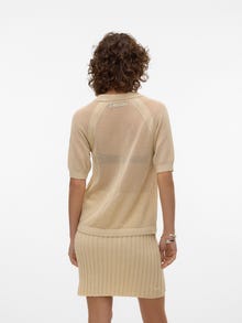 Vero Moda VMLEXSUNMESH Pullover -Oatmeal - 10313741