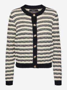 Vero Moda VMCHARLOT Stickad kofta -Black - 10313747
