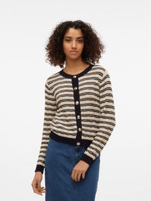 Vero Moda VMCHARLOT Stickad kofta -Black - 10313747