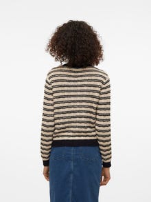 Vero Moda VMCHARLOT Stickad kofta -Black - 10313747