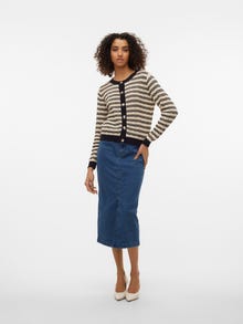 Vero Moda VMCHARLOT Stickad kofta -Black - 10313747