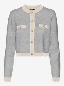 Vero Moda VMSABA Strickjacke -Light Grey Melange - 10313750