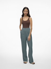 Vero Moda VMENA High waist Trousers -Balsam Green - 10313902