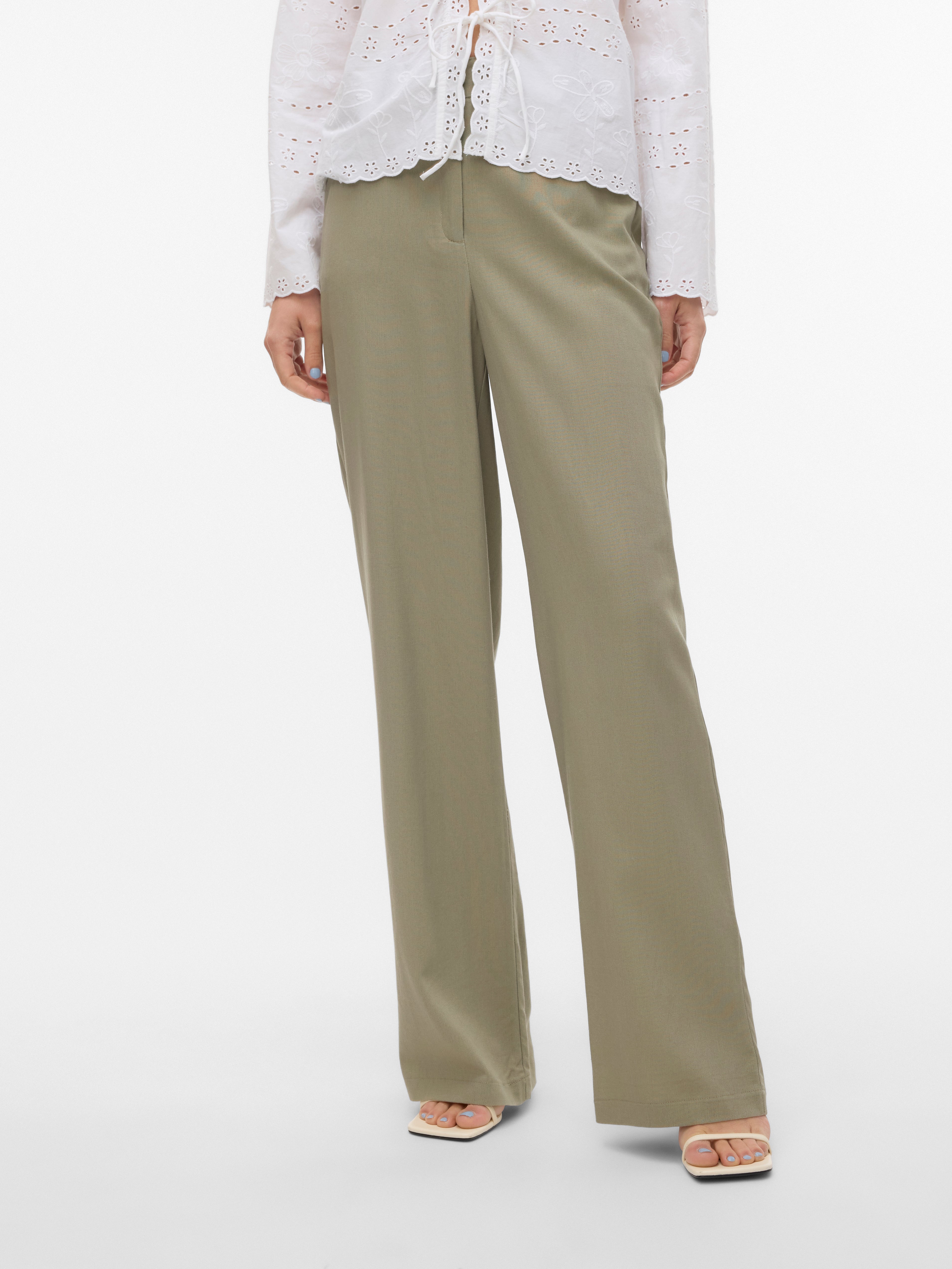 Vero Moda dam byxor VMLINE - Laurel Wreath main image 0