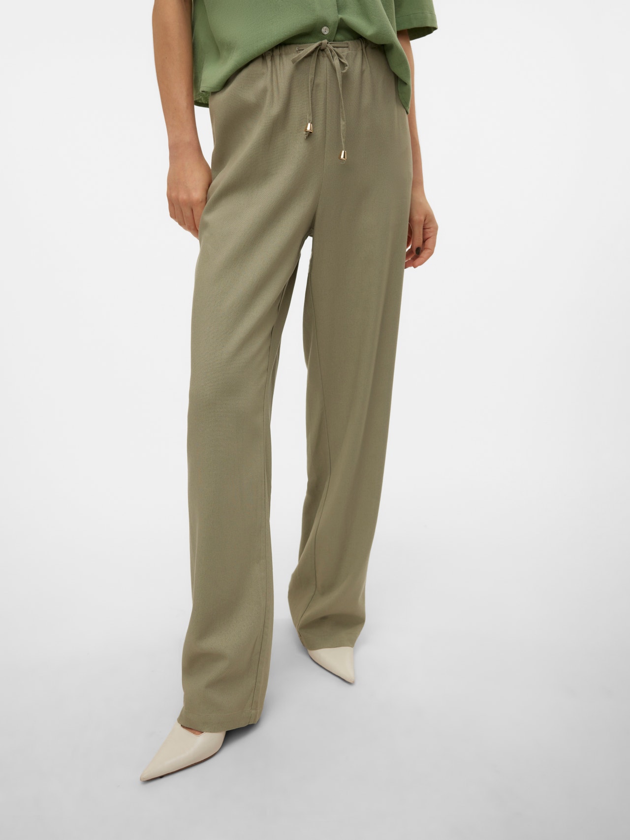 Vero Moda VMDINNA Trousers -Laurel Oak - 10313929