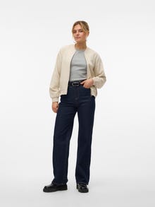 Vero Moda VMDINNA Otw Bomber -Oatmeal - 10313934