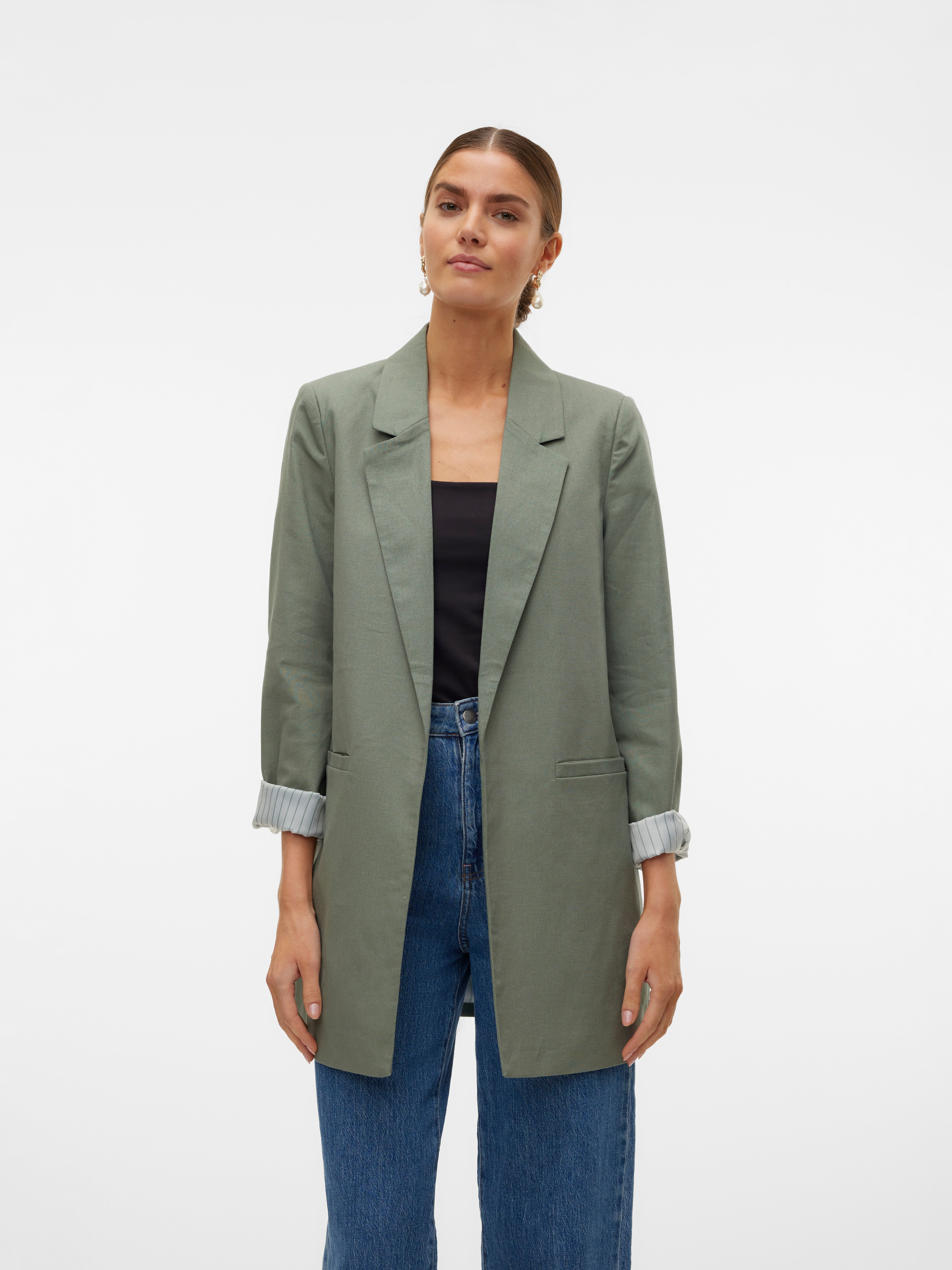 Veronica Blazer in Ecru