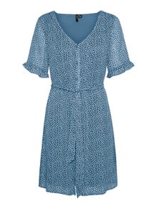 Vero Moda VMCARO Kort klänning -Coronet Blue - 10313962