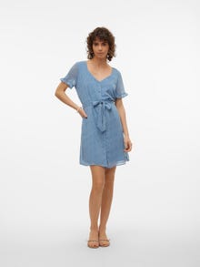 Vero Moda VMCARO Kurzes Kleid -Coronet Blue - 10313962