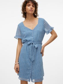 Vero Moda VMCARO Kort kjole -Coronet Blue - 10313962
