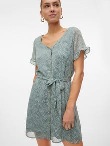 Vero Moda VMCARO Korte jurk -Chinois Green - 10313962