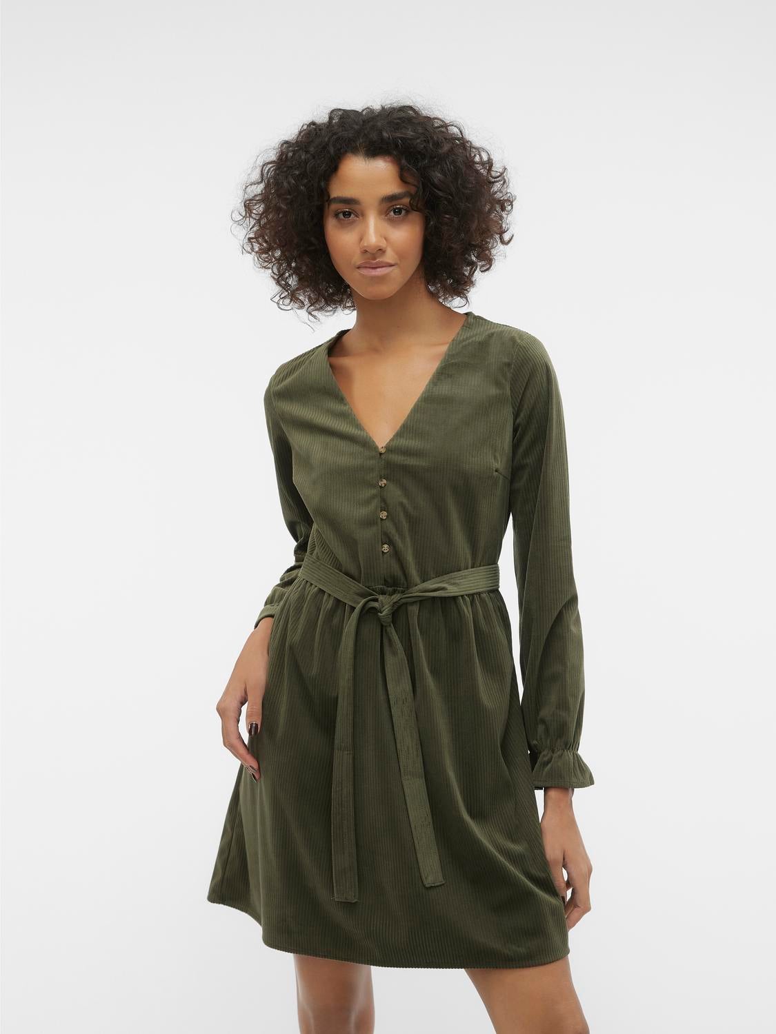 Vero moda robe verte hot sale