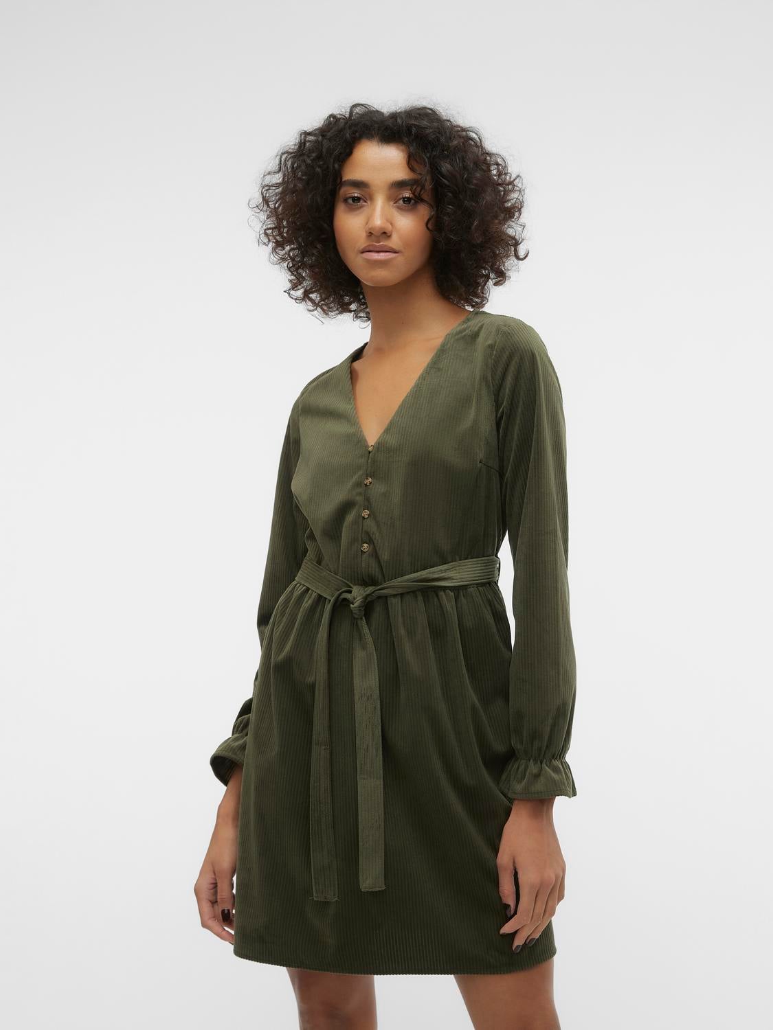 Robe verte 2025 vero moda