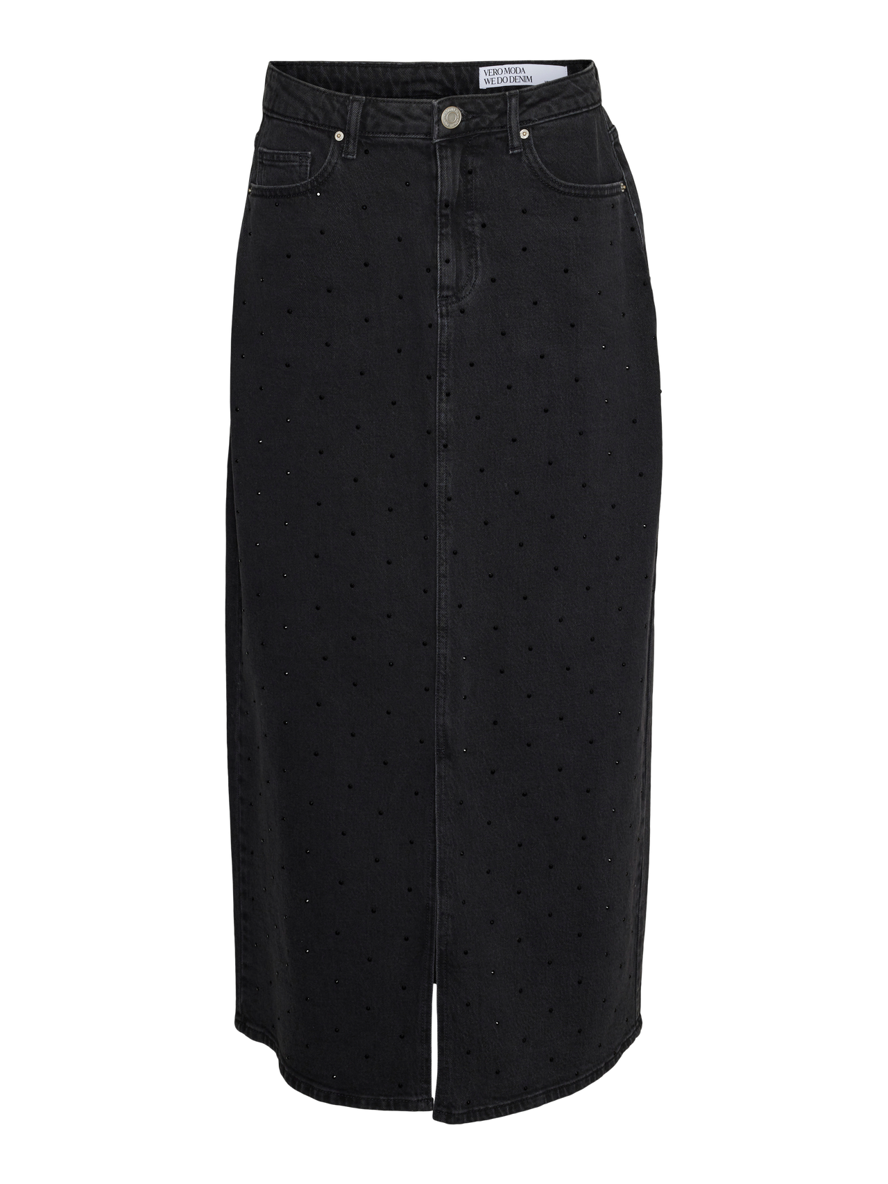 Vero Moda VMTESSA Long skirt -Black Denim - 10313985