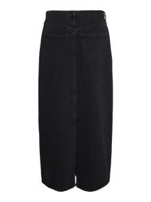 Vero Moda VMTESSA Taille haute Jupe longue -Black Denim - 10313985