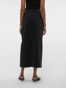 Vero Moda VMTESSA Høy midje Langt skjørt -Black Denim - 10313985