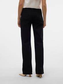 Vero Moda VMTESSA Wysoki stan Krój wide leg Jeans -Black - 10313986