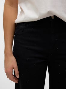 Vero Moda VMTESSA Wysoki stan Krój wide leg Jeans -Black - 10313986