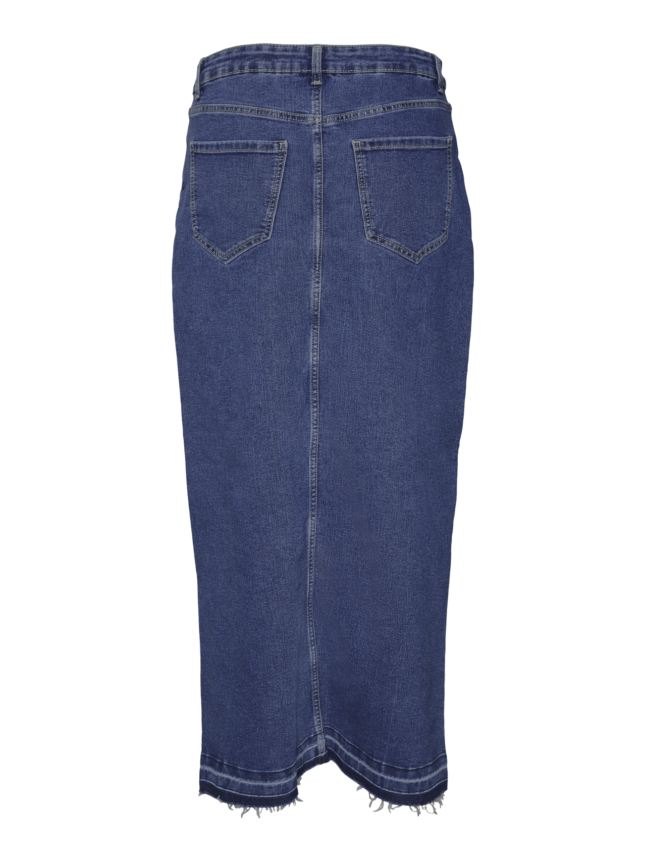 Vero Moda VMREAL Høj talje Lang nederdel -Medium Blue Denim - 10313990