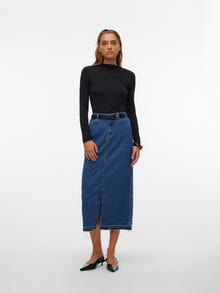 Vero Moda VMREAL Długa spódnica -Medium Blue Denim - 10313990