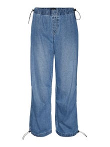 Vero Moda VMSCOOTY Mid Rise Ausgestellt Jeans -Medium Blue Denim - 10313994
