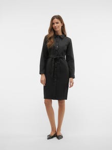 Vero Moda VMNELLY Midi dress -Black - 10314000