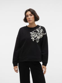 Vero Moda VMEMMA Sweatshirt -Black - 10314015