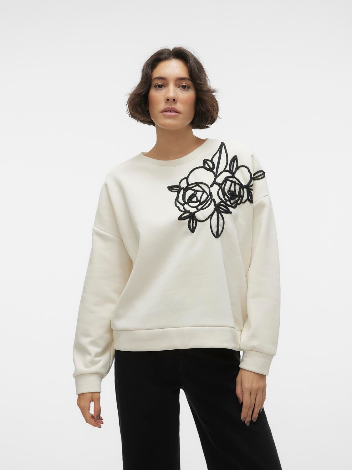 Vero Moda VMEMMA Sweatshirt -Birch - 10314015
