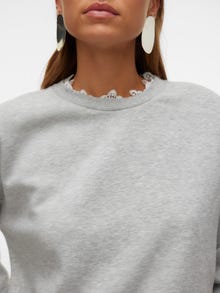 Vero Moda VMEBBA Sweatshirt -Light Grey Melange - 10314022