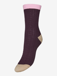 Vero Moda VMMILLY Strømper -Plum Perfect - 10314036