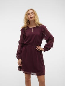 Vero Moda VMLONA Short dress -Winetasting - 10314039