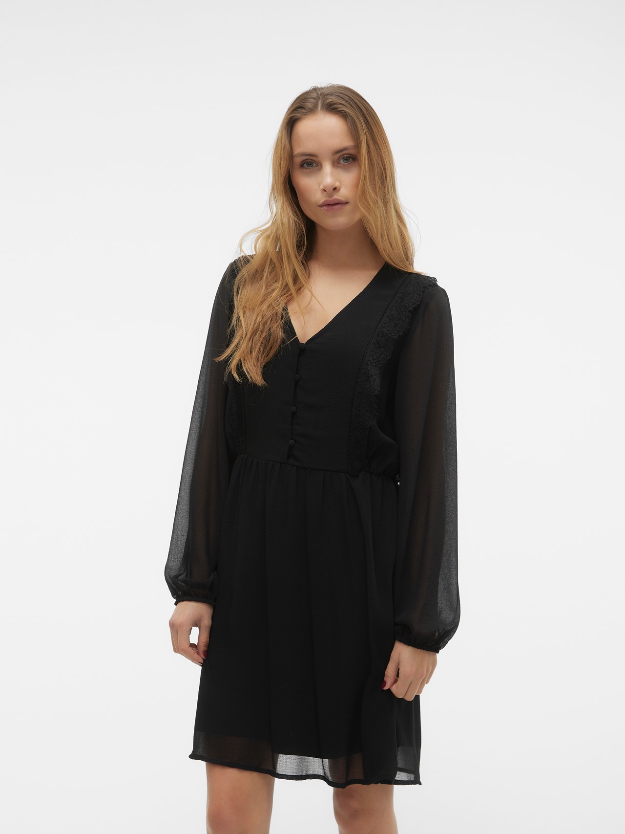 Vero Moda VMJUNA Short dress -Black - 10314040