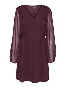 Vero Moda VMJUNA Krótka sukienka -Winetasting - 10314040