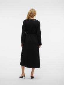 Vero Moda VMVILLA Lång klänning -Black - 10314042
