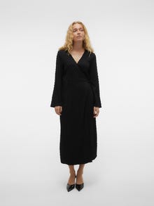 Vero Moda VMVILLA Lång klänning -Black - 10314042