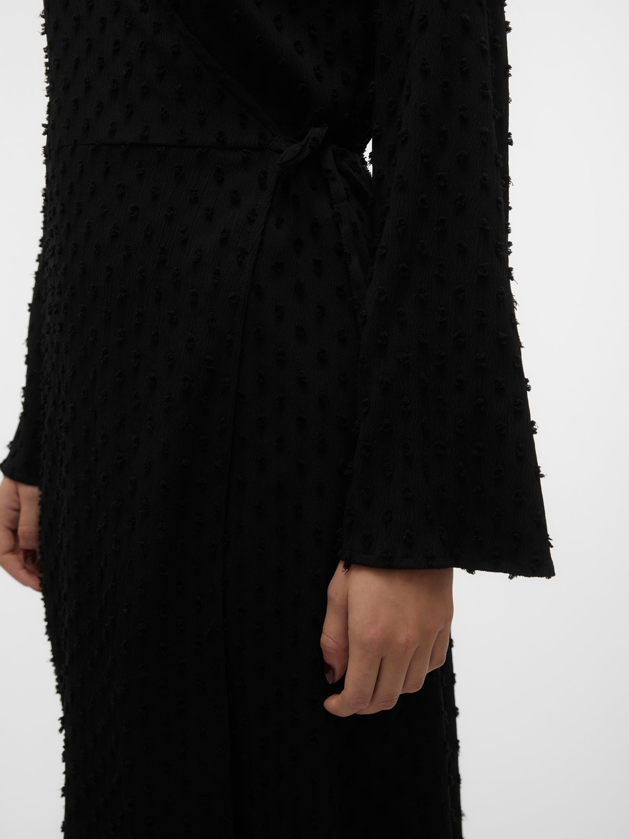 Vero Moda VMVILLA Lange jurk -Black - 10314042