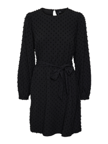 Vero Moda VMVILLA Krótka sukienka -Black - 10314043
