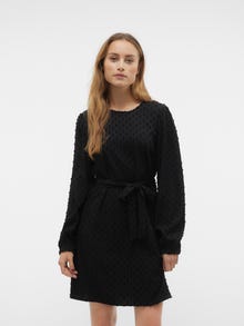 Vero Moda VMVILLA Kort kjole -Black - 10314043