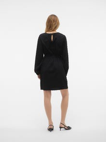 Vero Moda VMVILLA Krótka sukienka -Black - 10314043