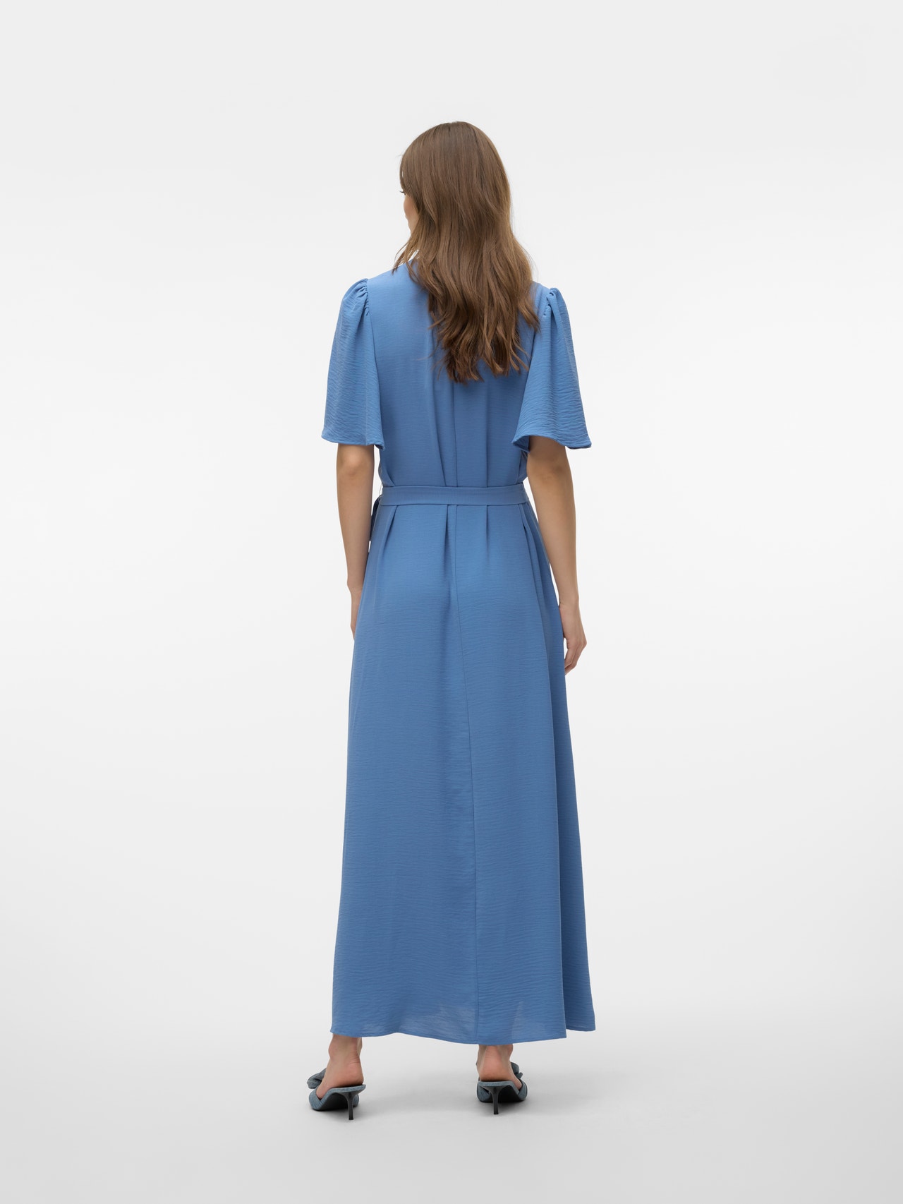 Vero Moda VMALVA Lang kjole -Coronet Blue - 10314046