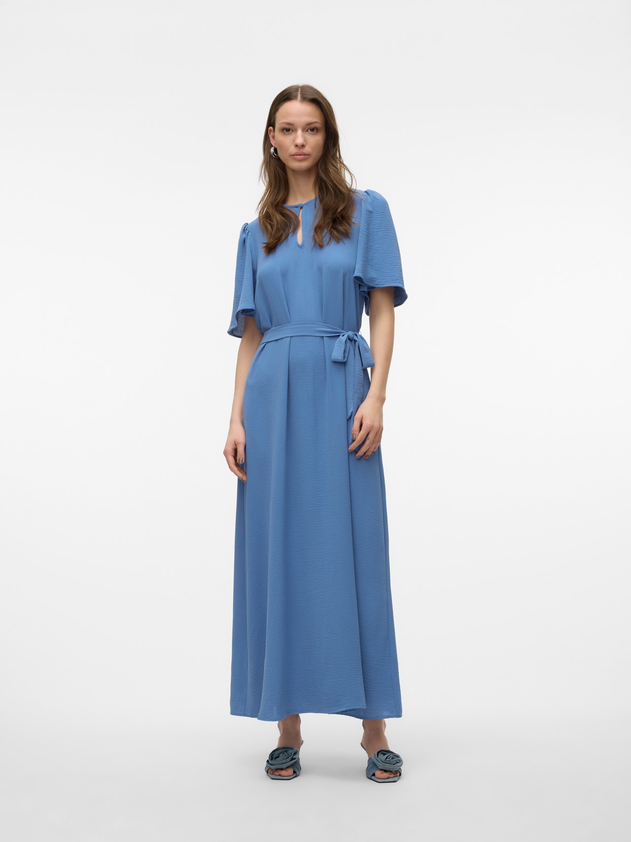 Vero Moda VMALVA Langes Kleid -Coronet Blue - 10314046