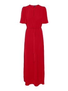 Vero Moda VMALVA Lange jurk -Goji Berry - 10314046
