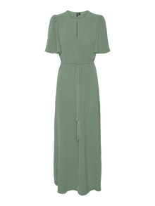 Vero Moda VMALVA Langes Kleid -Hedge Green - 10314046