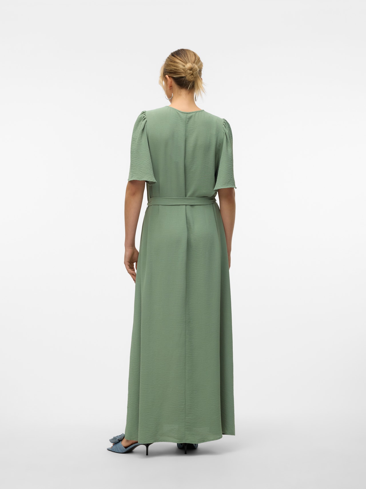 Vero Moda VMALVA Lang kjole -Hedge Green - 10314046